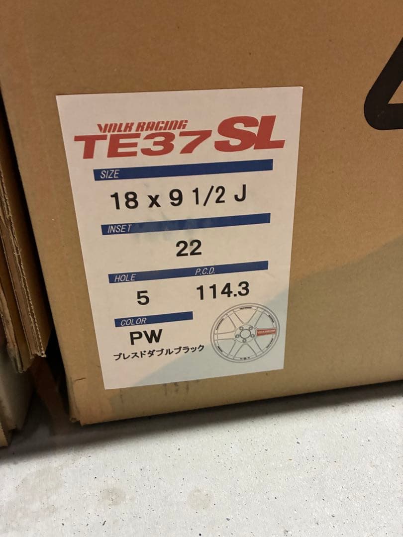 RAYS VOLK RACING TE37SL 18インチ