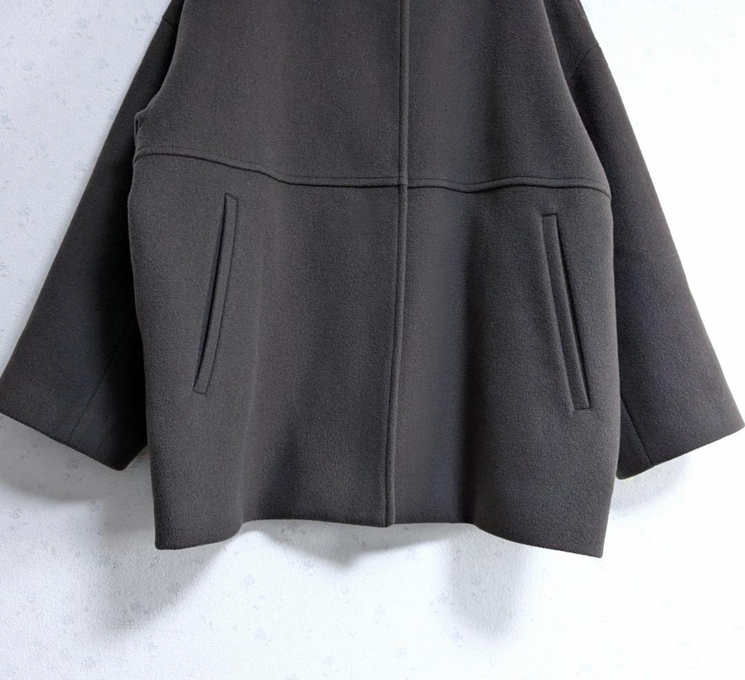 良品 ジャーナルスタンダード スーパー140ビーバーノーカラーショートコート