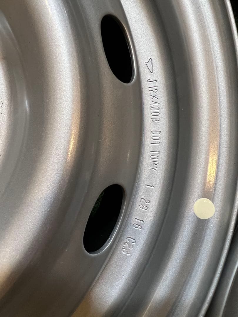 ダイハツ　純正スチールホイール　12インチ　4本セット