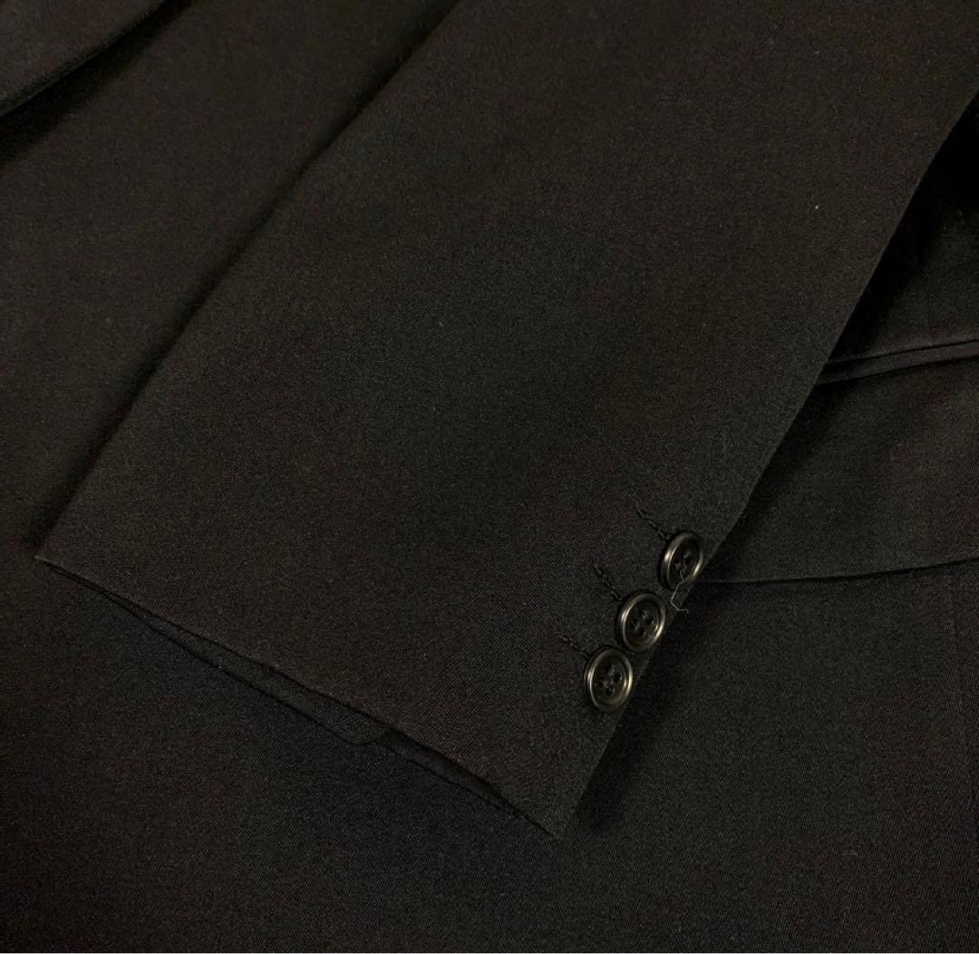 【VINTAGE】 5点セット ダブルスーツ セットアップ ブラック系×ブルー系