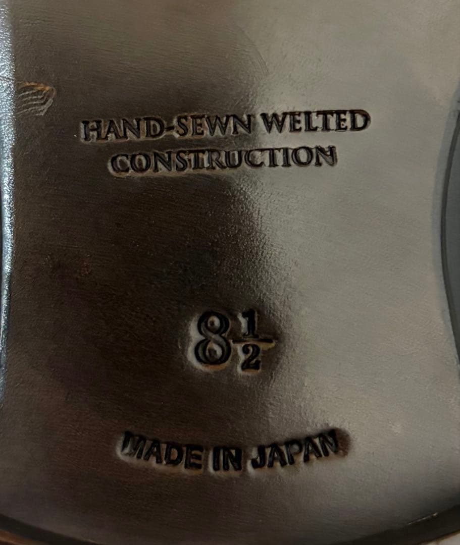 ユニオンインペリアル　ストレートチップ　ハンドソーン　U1940