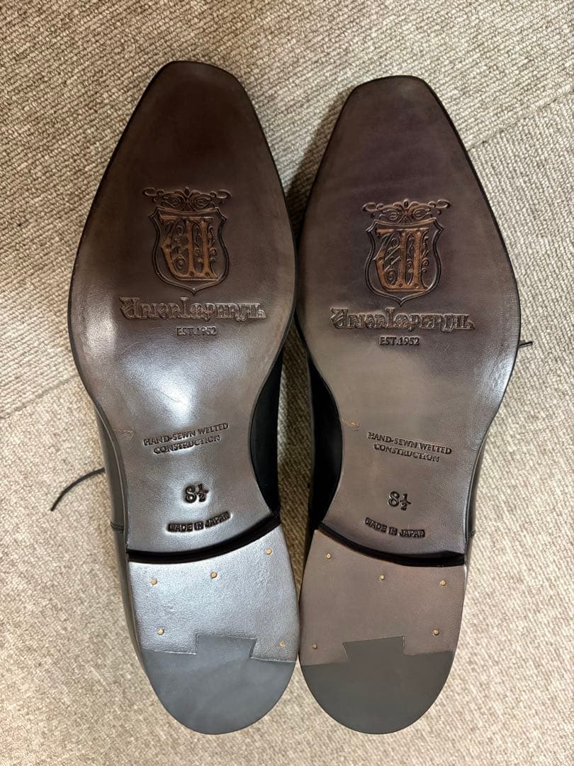 ユニオンインペリアル　ストレートチップ　ハンドソーン　U1940