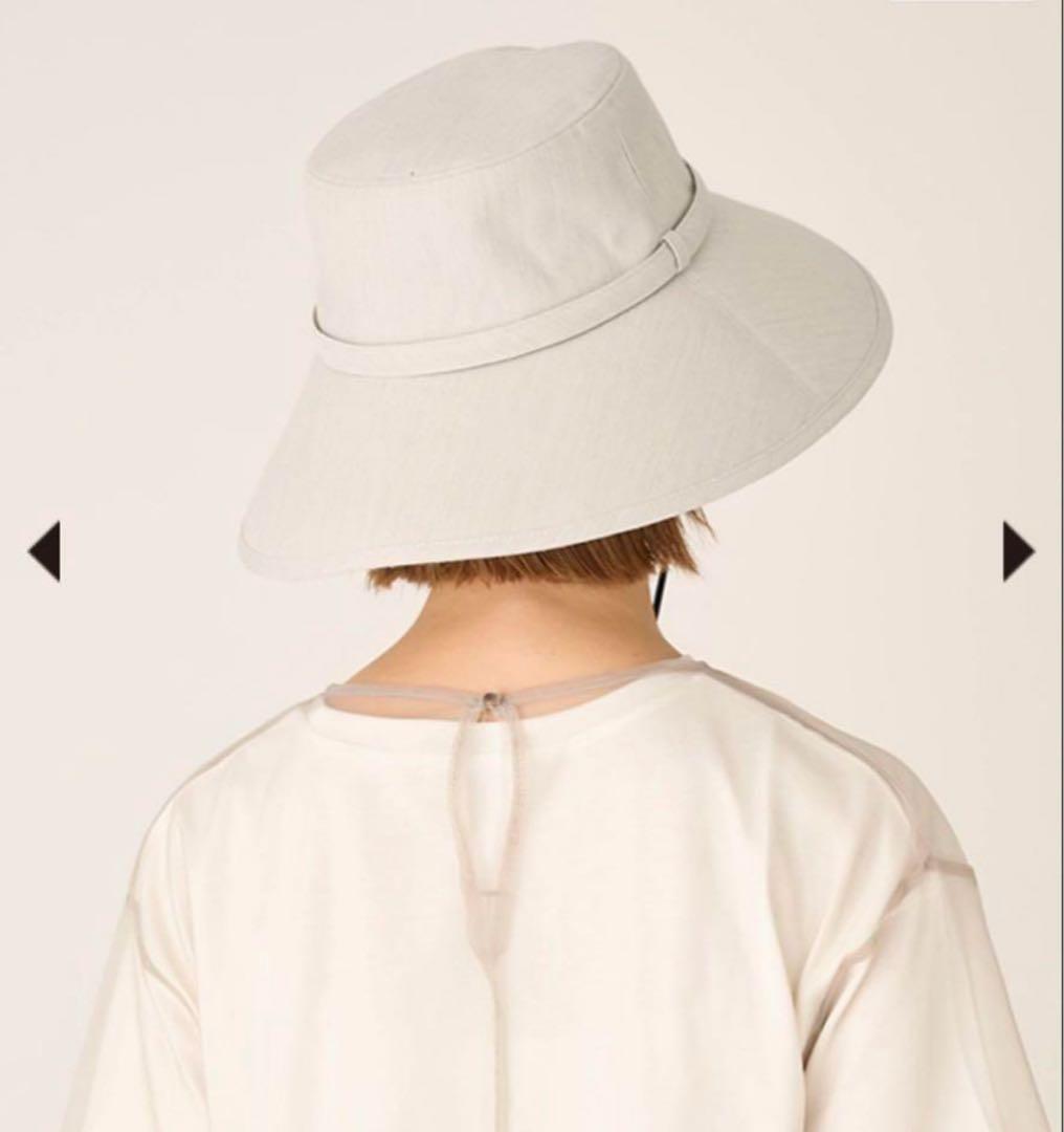 【美品】SUN BARRIER 100 ウィンドハット　アイボリー　Lサイズ