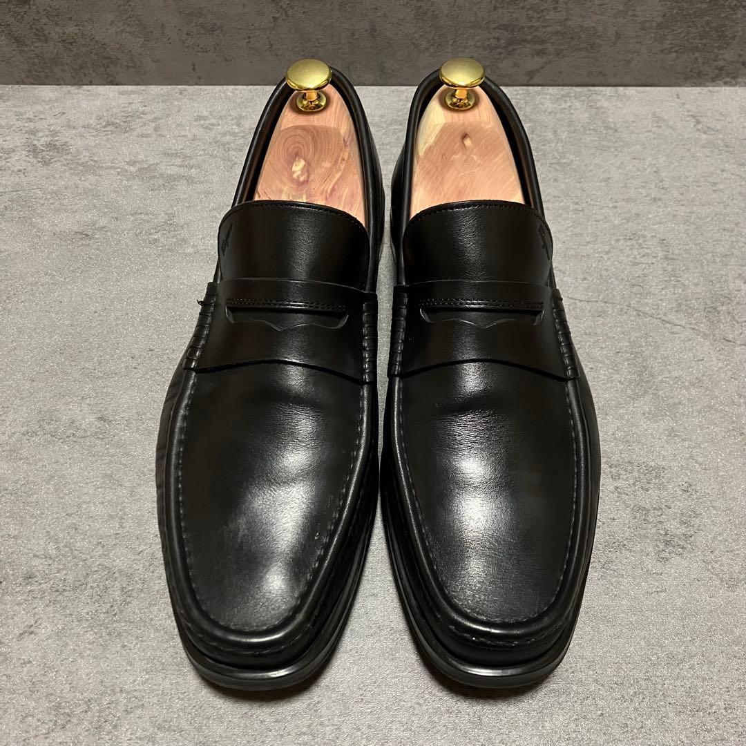美品　フェラガモ　ローファー　スリッポン　ガンチーニ　ブラック　2198
