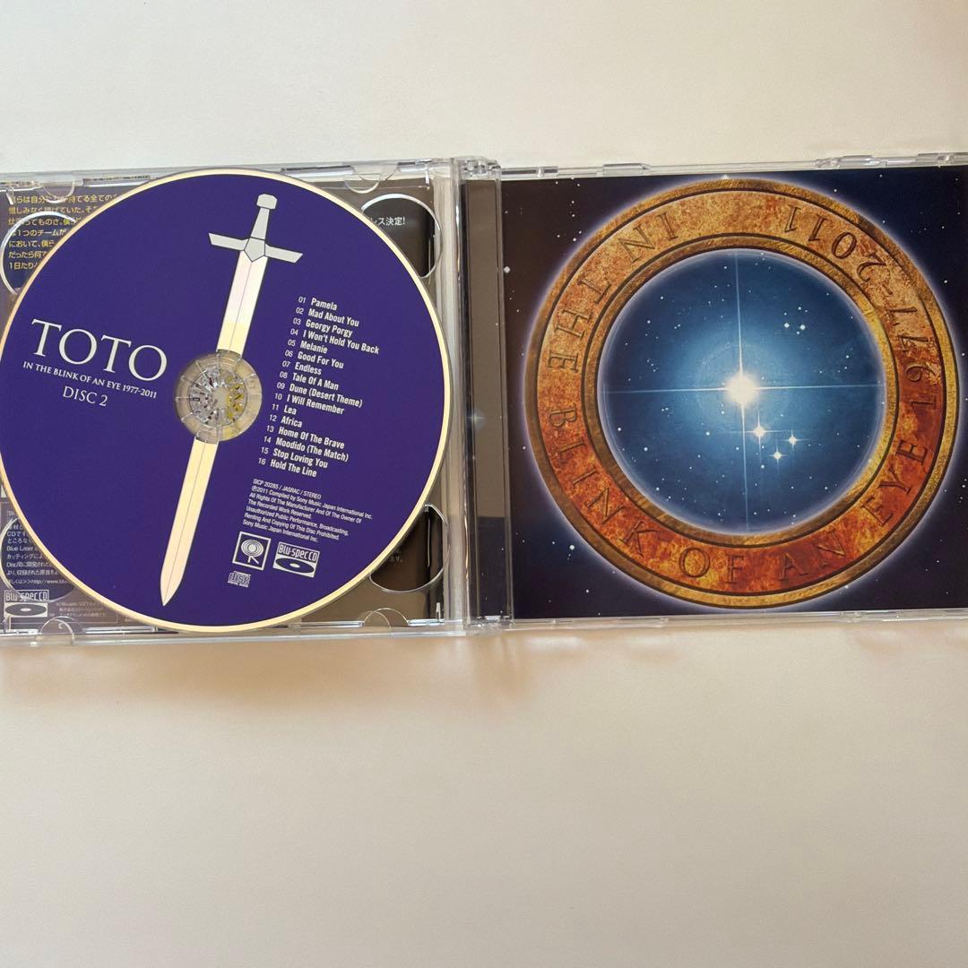 TOTO IN THE BLINK OF AN EYE 2枚組CD