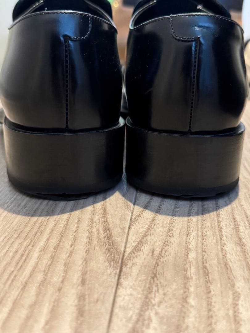 JIL SANDER 黒 ポインテッドトゥローファー