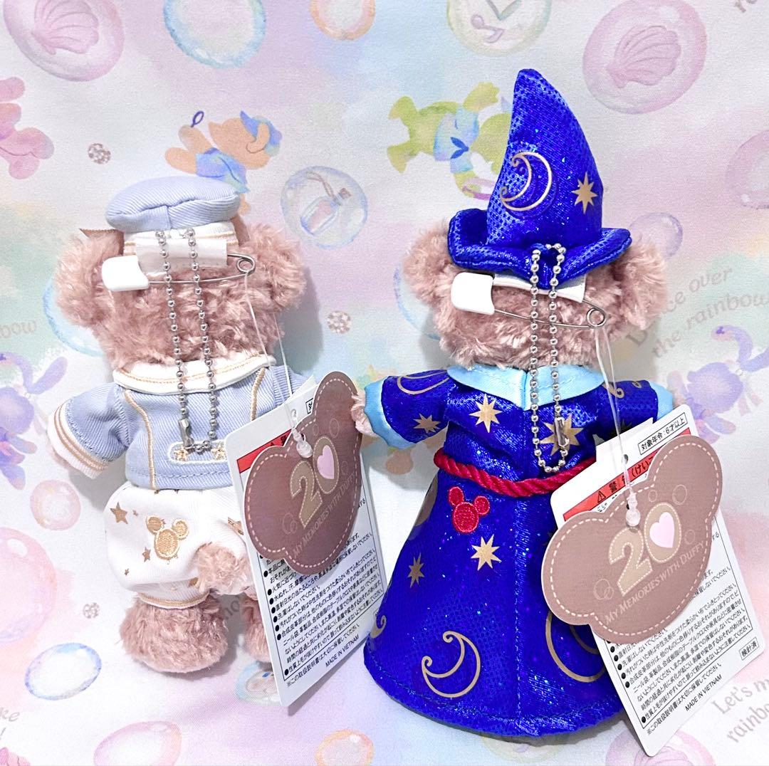 お顔厳選♡ ダッフィー　20周年 復刻版　ぬいぐるみバッジ