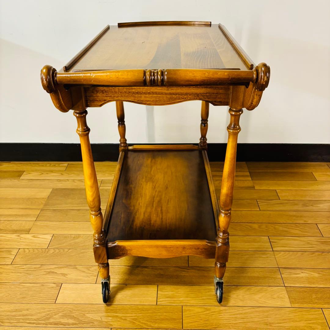 karimoku カリモク　アンティーク　キッチンワゴン 　レトロ　【送料無料】