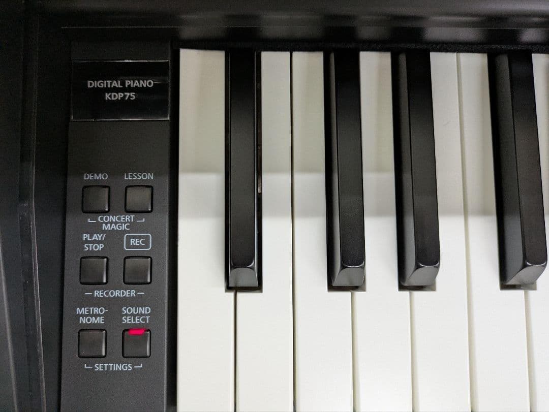 ◆Blue◆カワイ電子ピアノ 椅子・ヘッドフォン付き KDP75B