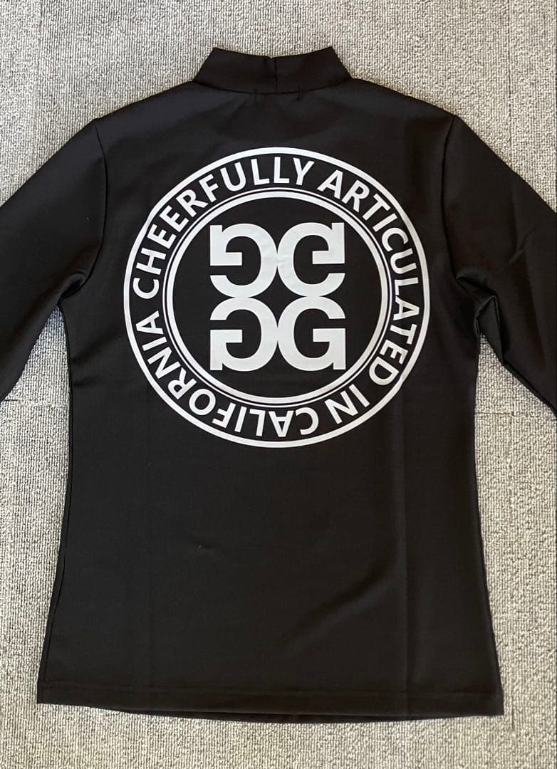 G/FORE ジーフォア レディース Mサイズモックネックロングスリーブ 黒色