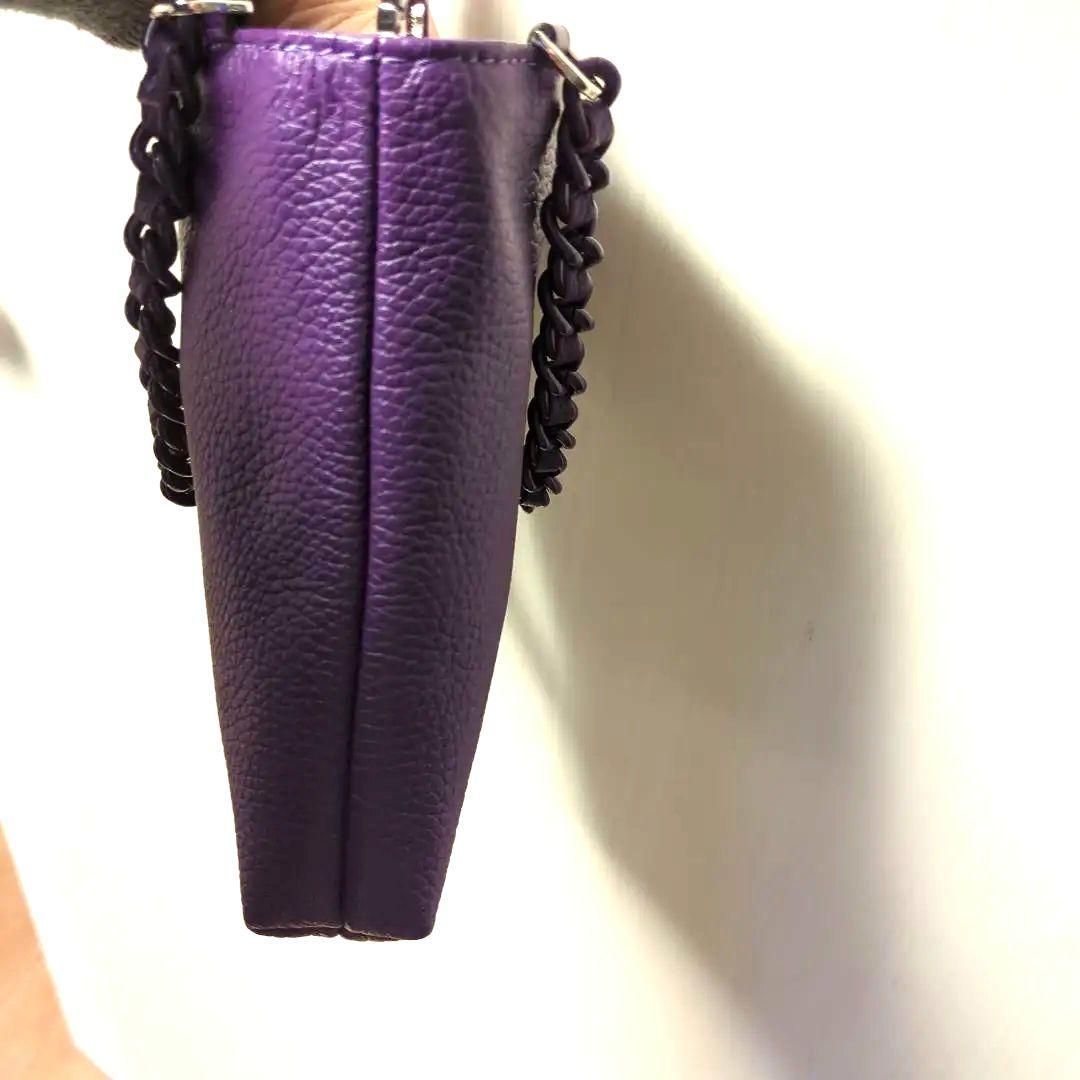 GIANNI CHIARINI パープル ショルダーバッグ（袋付き）