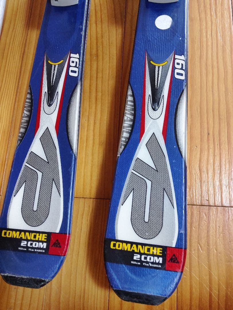 K2 スキー板 160センチ　ストックつき