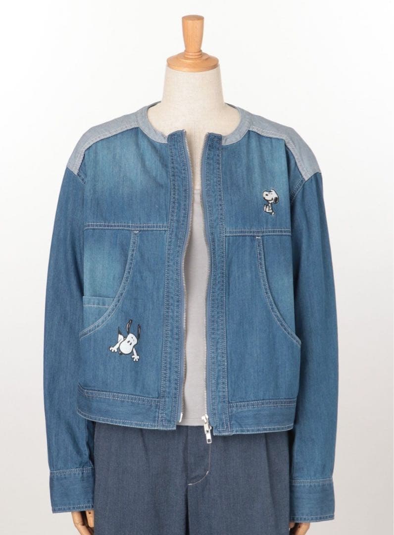 センソユニコ　SNOOPY×VOYAGE クルーGジャン