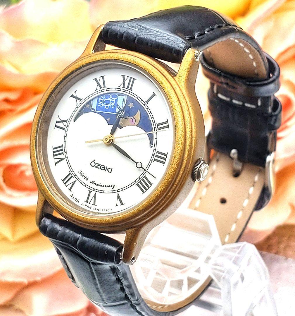 280周年限定 OZEKI SEIKO　コラボ腕時計　 ムーンフェイズ稼働品