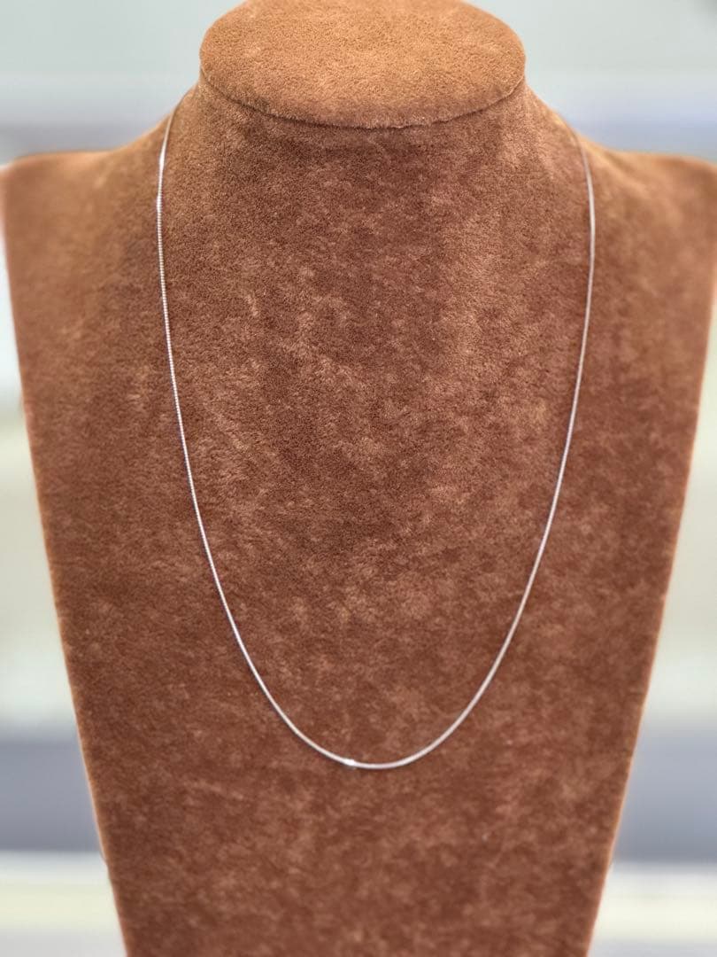 【新品】★Pt850 ベネチアンネックレス プラチナ850 シンプルアクセ pt