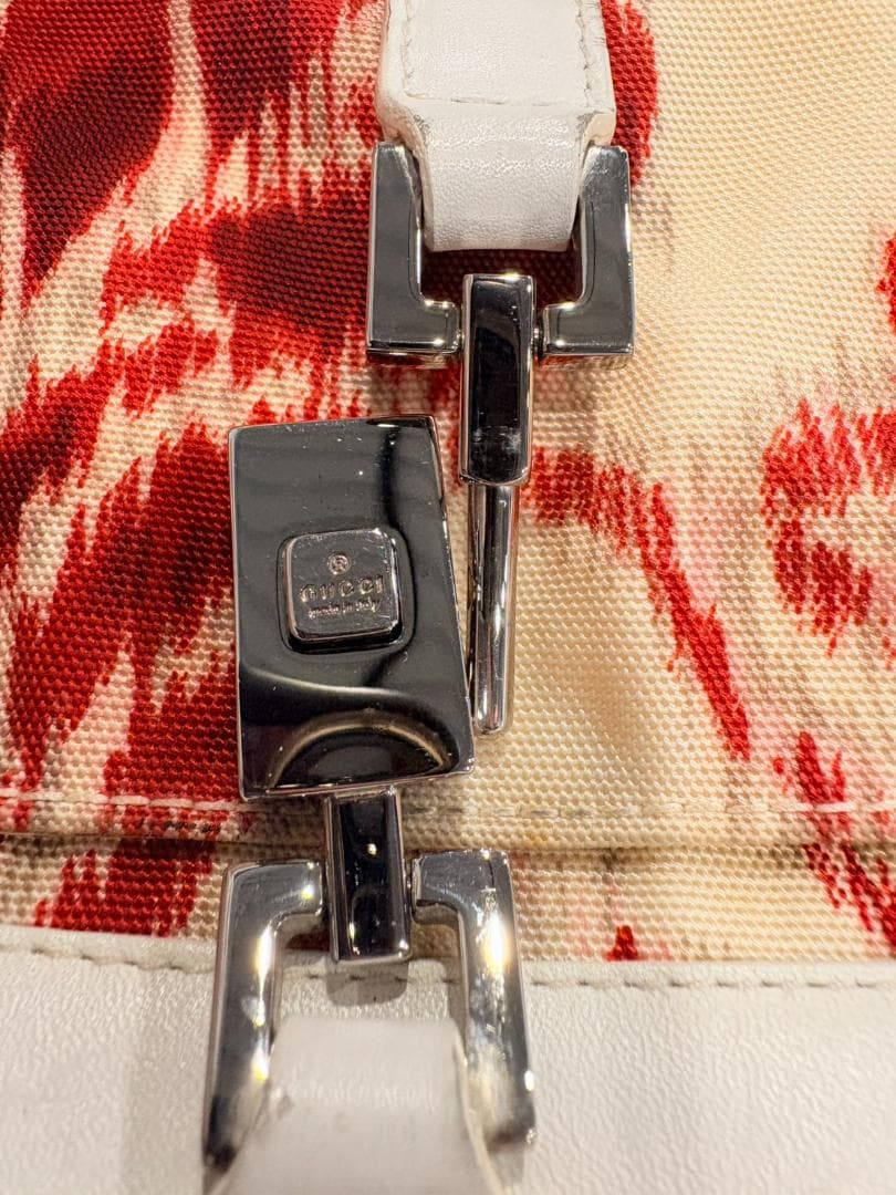 GUCCI ジャッキー ショルダーバッグ フラワーパターン