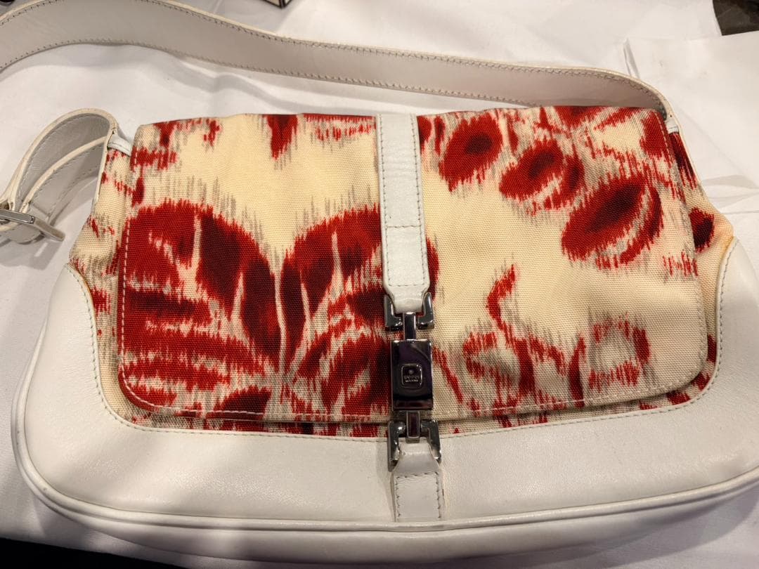 GUCCI ジャッキー ショルダーバッグ フラワーパターン