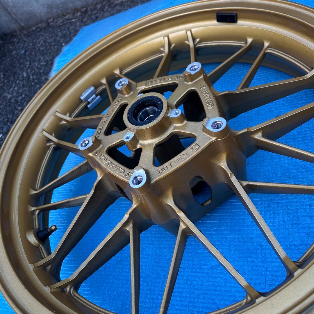 【z900rs用】50th純正ホイール 前後セット