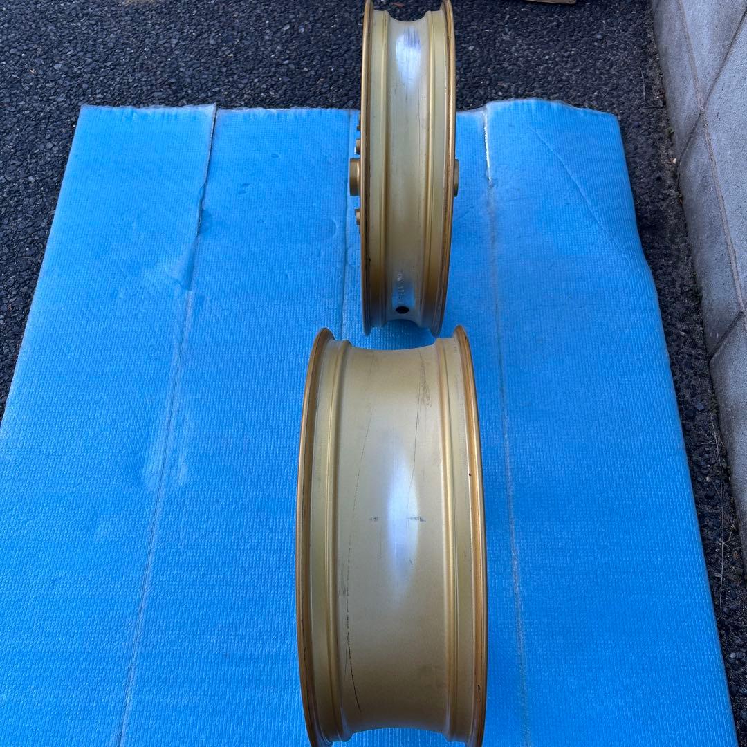 【z900rs用】50th純正ホイール 前後セット