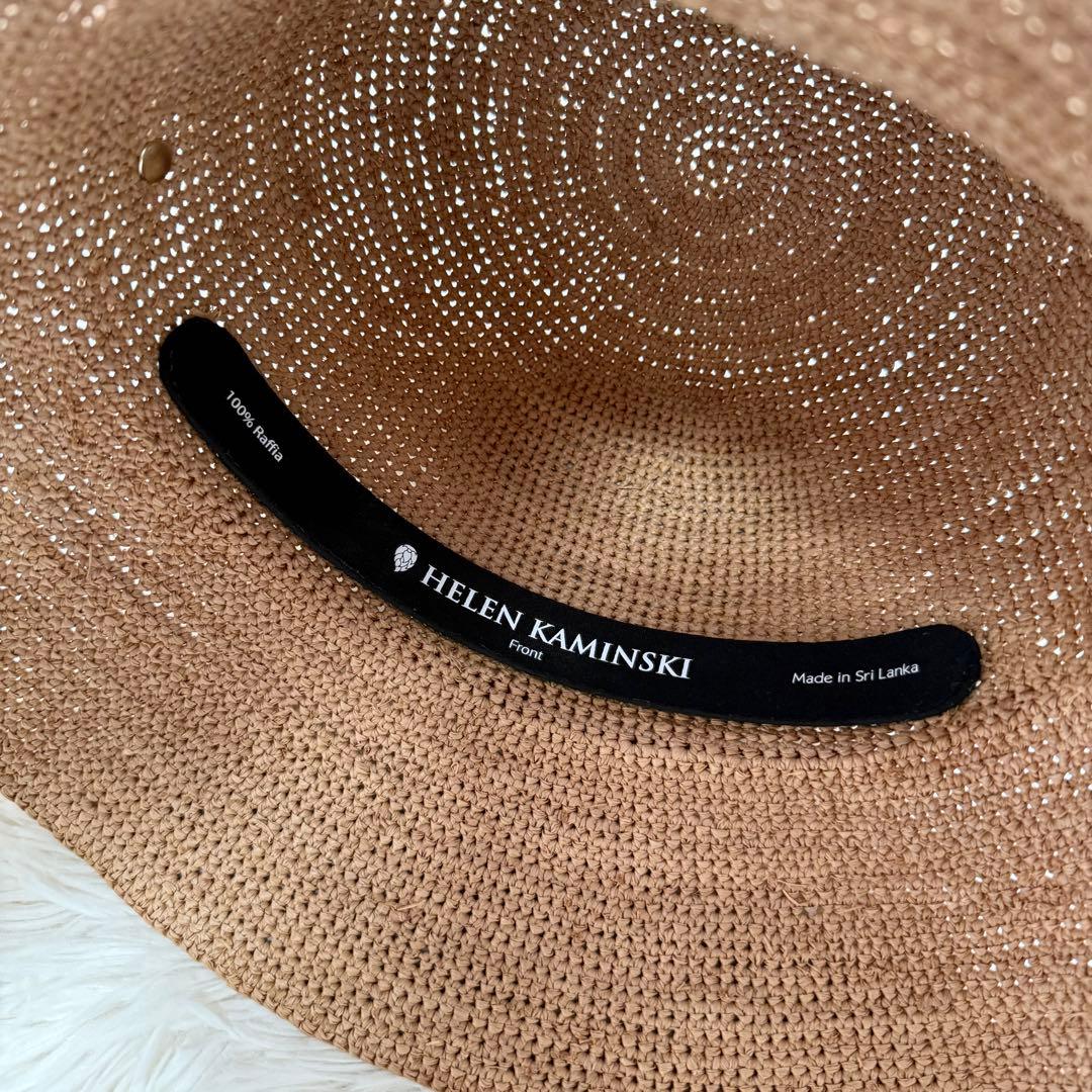 【極美品】ヘレンカミンスキー Provence 8 ラフィアハット 麦わら帽子