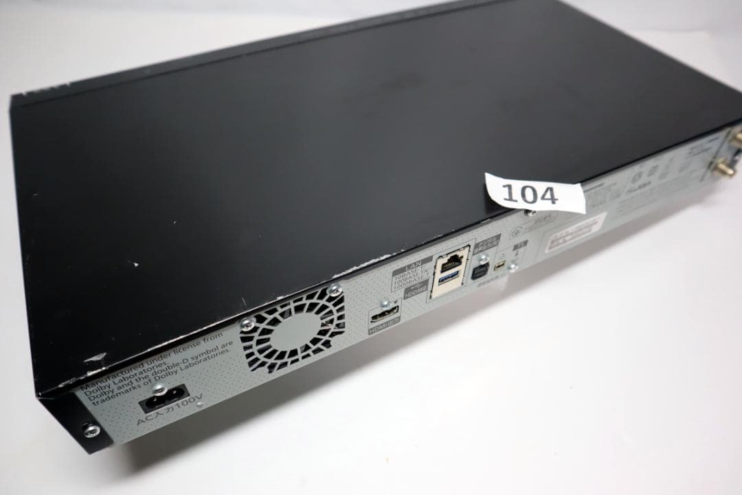 Panasonic TZ-BDT920PW ブルーレイレコーダー リモコン2種