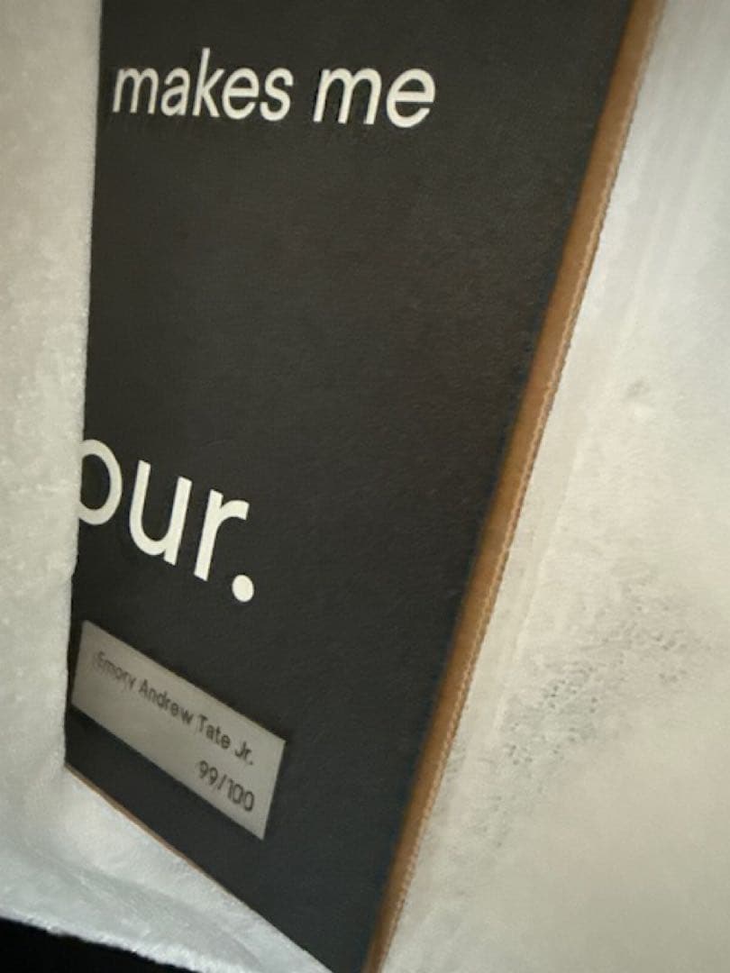 Emory Andrew Tate Jr. 限定版アート 99/100 + a