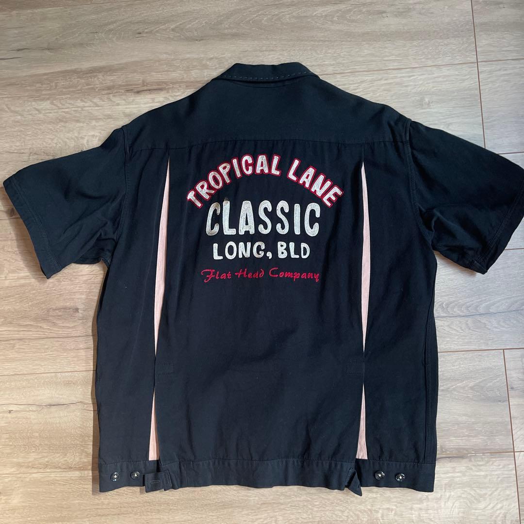 THE FLAT HEAD ボーリングシャツ