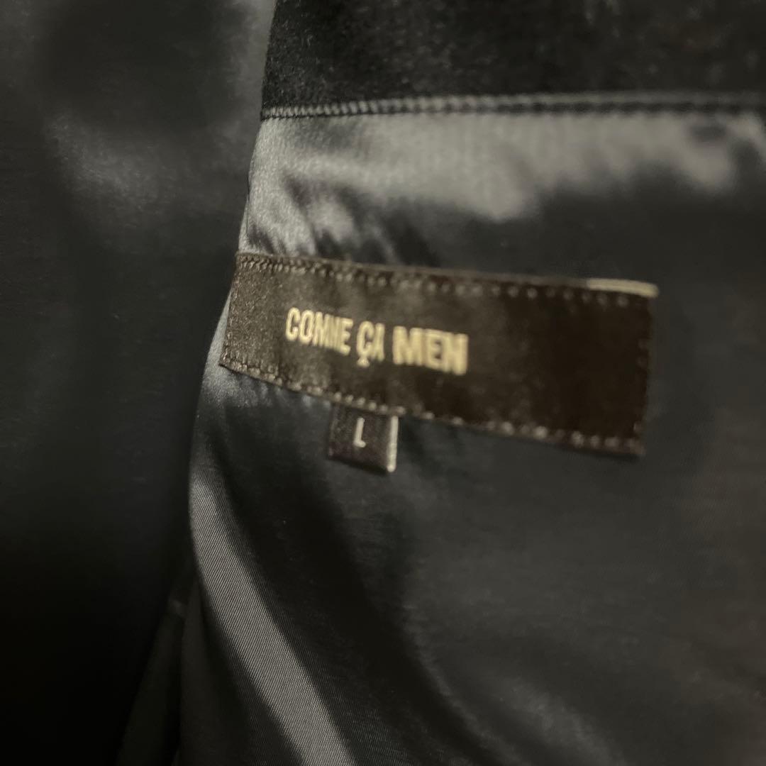 コムサメン　チェスターコート　ブラック