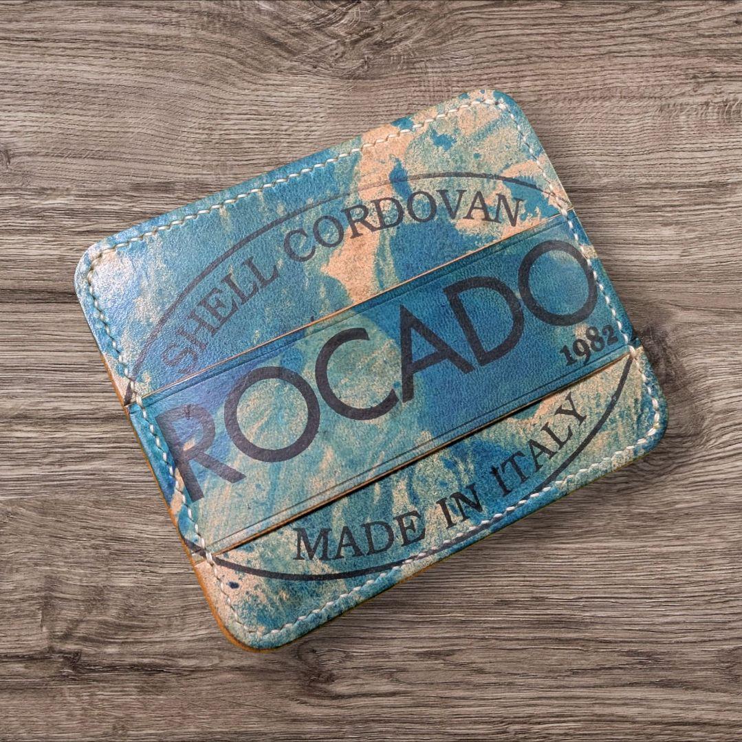 試し入れのみ ロカド社コードバン マネークリップ