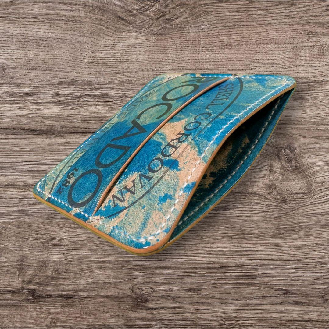 試し入れのみ ロカド社コードバン マネークリップ