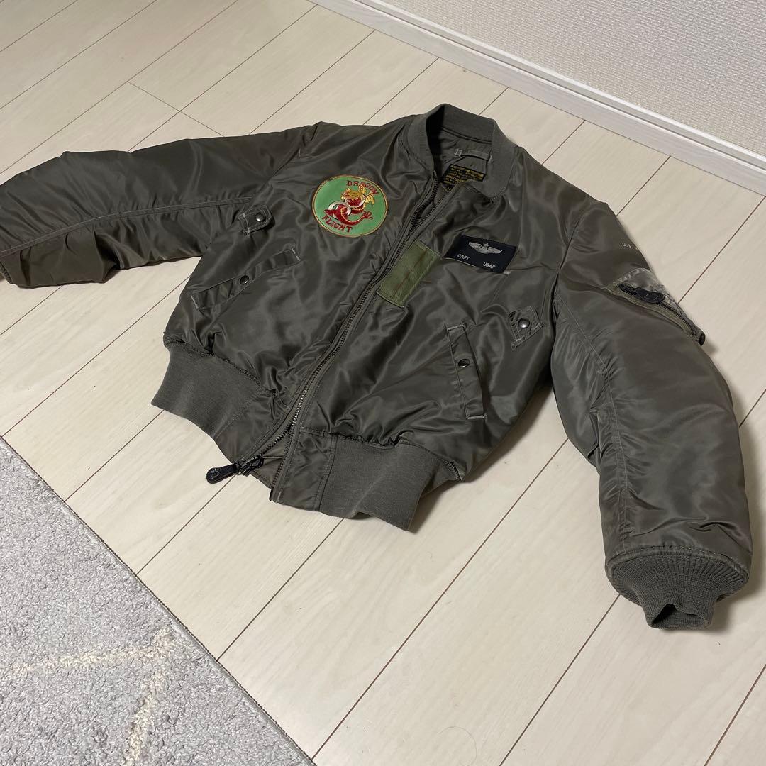 AVIREX MA-1 USA製　Mサイズ（日本L相当） ドラゴンフライト