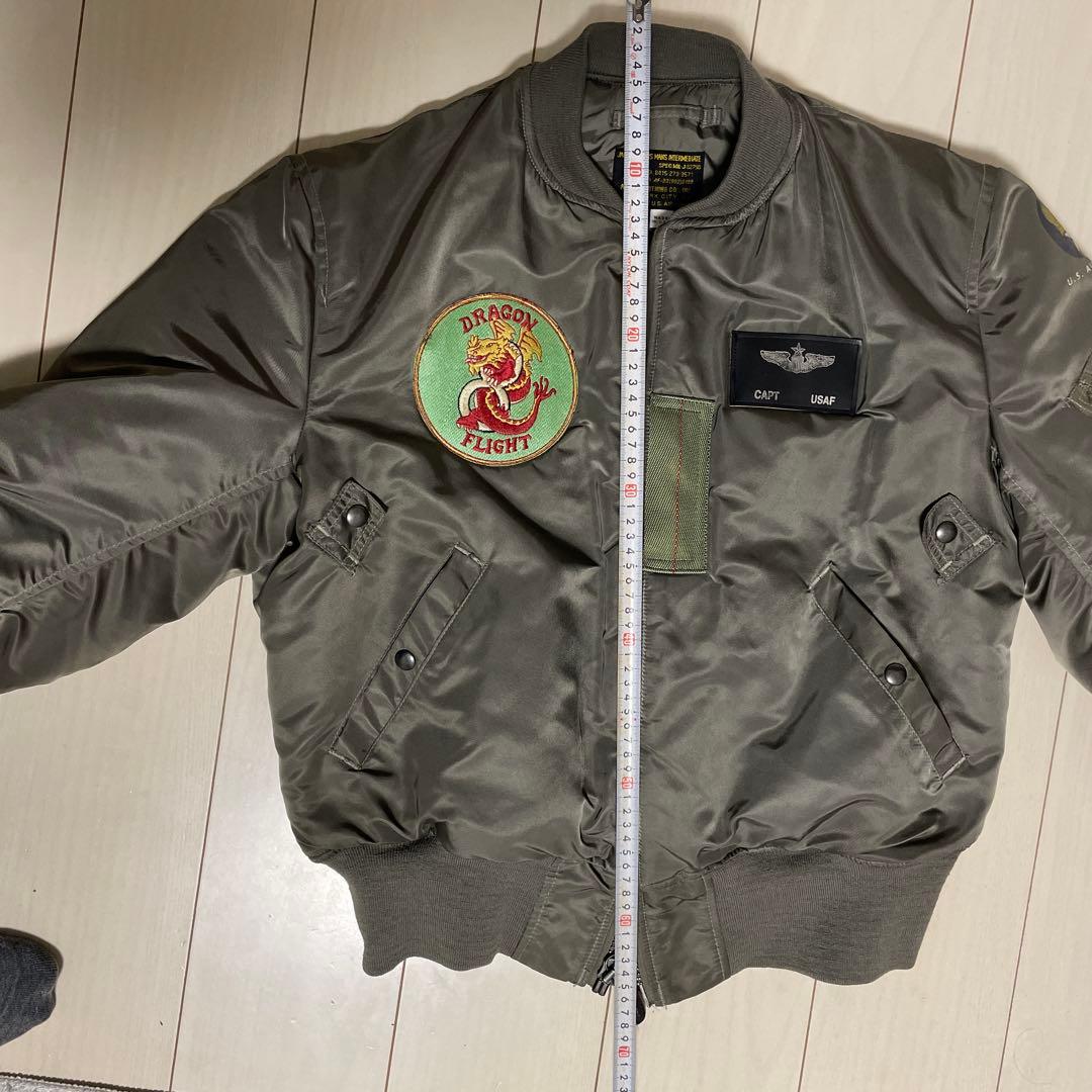 AVIREX MA-1 USA製　Mサイズ（日本L相当） ドラゴンフライト