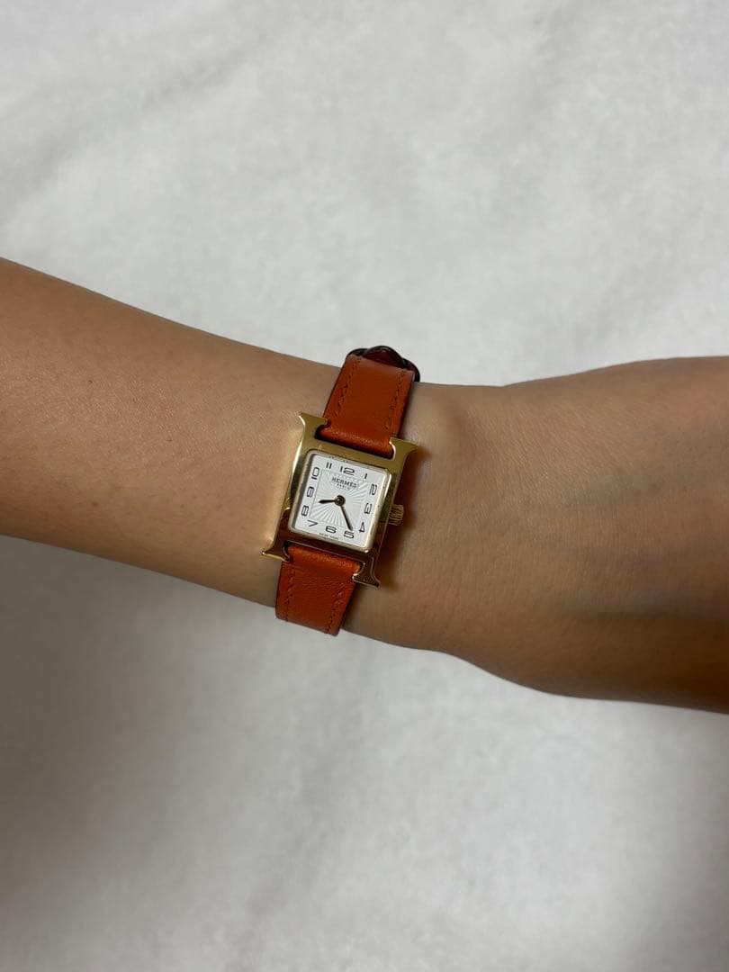 HERMESエルメスHH1.101 Hウォッチ ミニ 新型文字盤 外装仕上げ済み