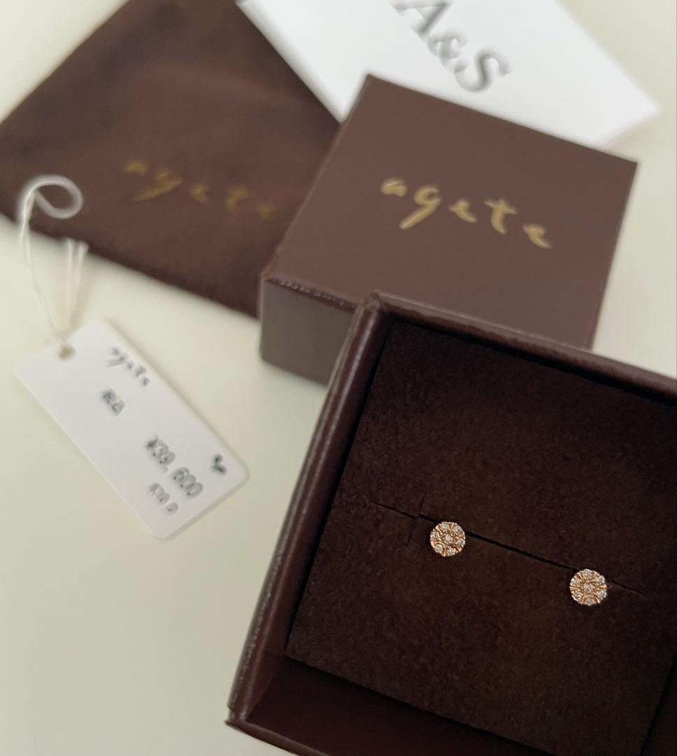 shuna☆C★agete k10ダイヤモンドピアス シャンデリア