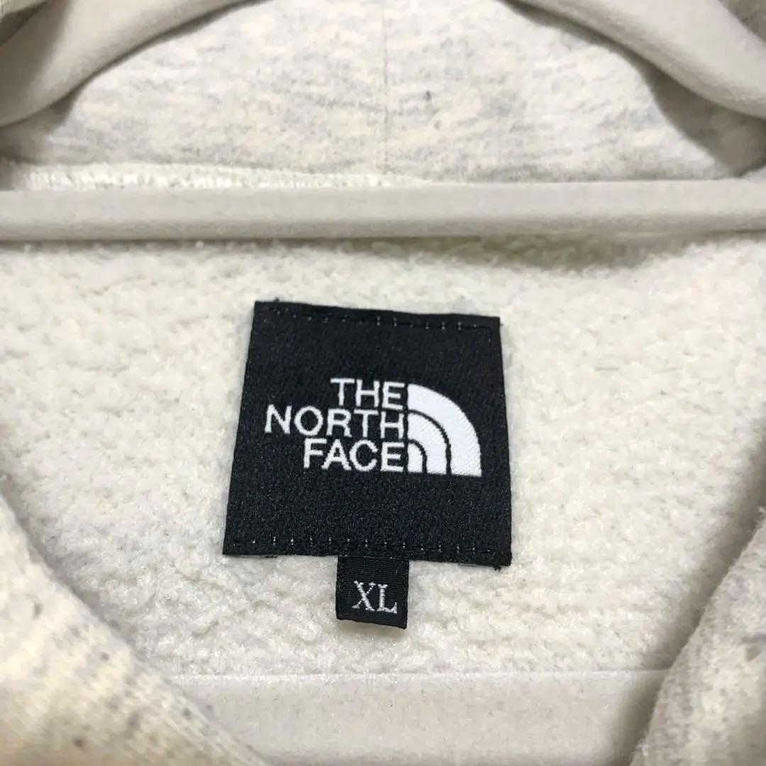 限定ノースフェイス★STANDARD パーカー XL グレー白 オートミール