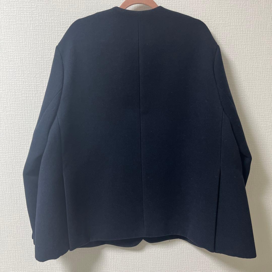 FORME 東原亜希×金子綾　ノーカラージャケット　コート　ネイビー