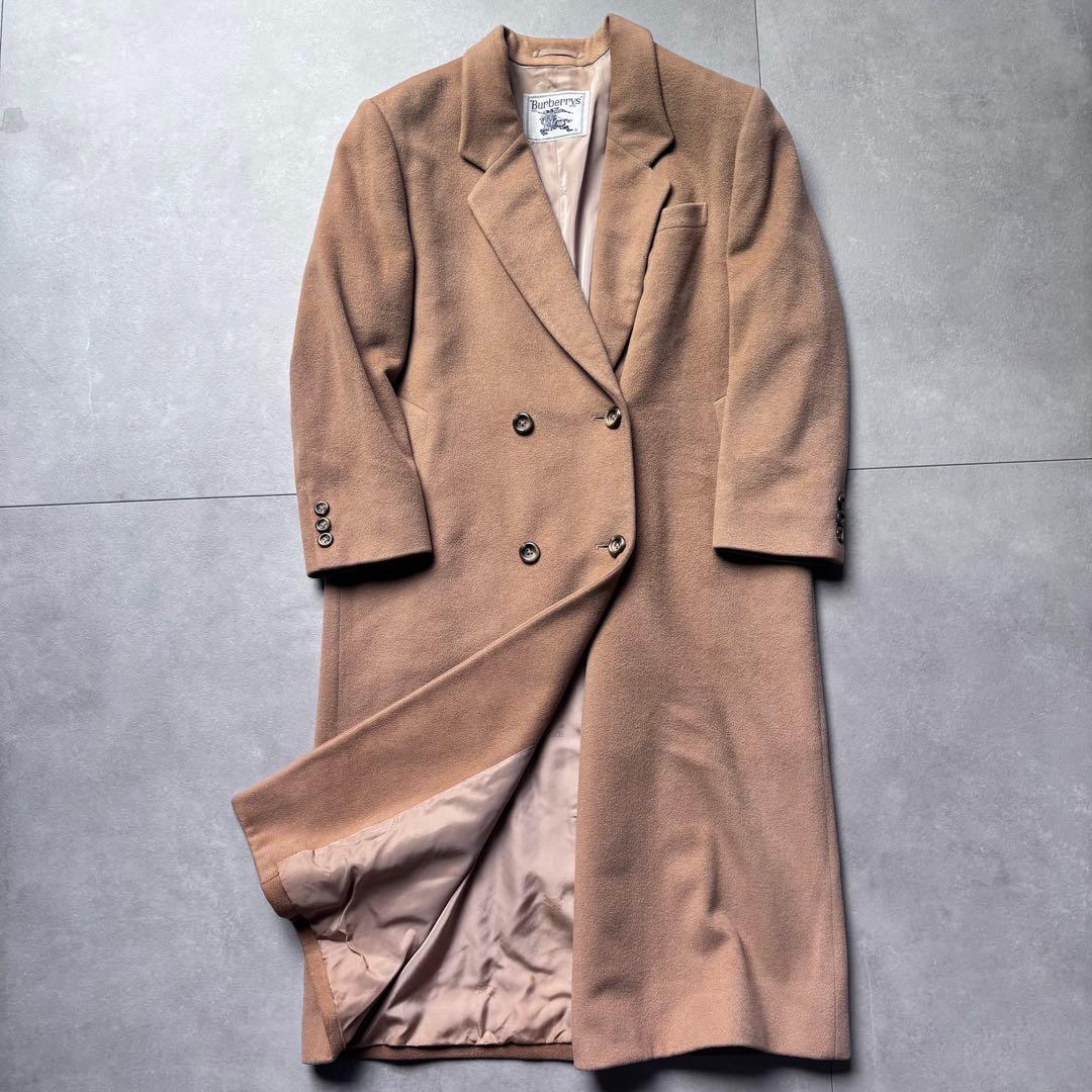美品 圧巻カシミヤ100％ BURBERRY レディース チェスターコート