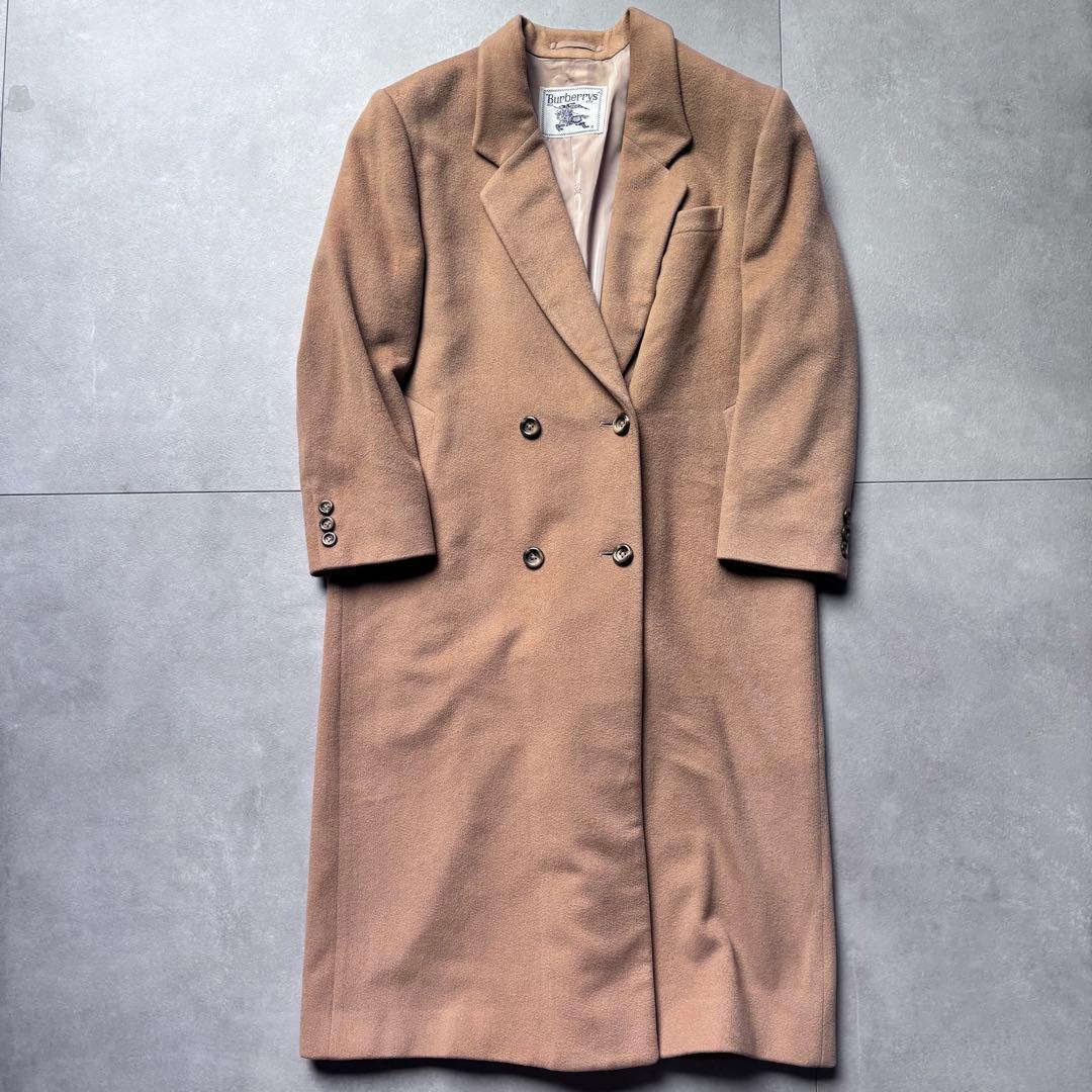 美品 圧巻カシミヤ100％ BURBERRY レディース チェスターコート