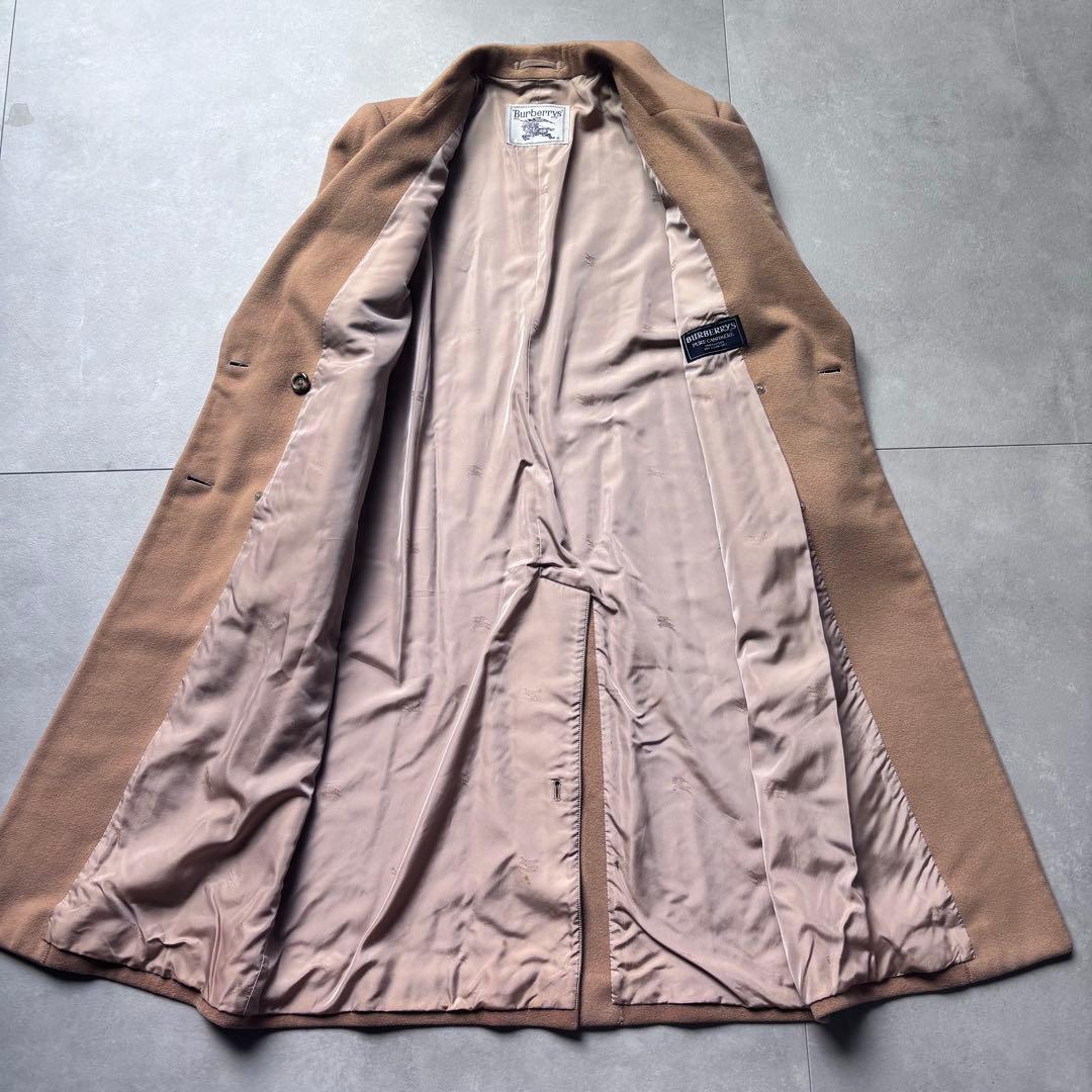 美品 圧巻カシミヤ100％ BURBERRY レディース チェスターコート