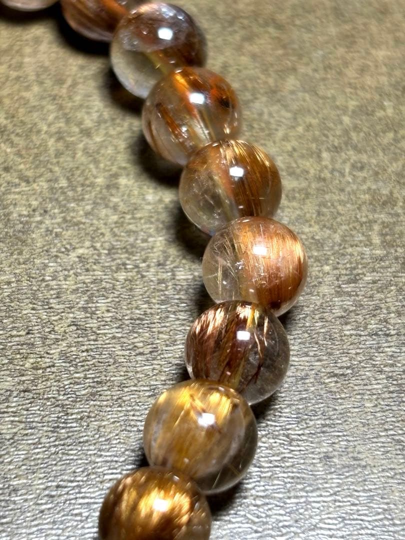 ハイグレード！！　タイガータイチンルチルブレス8㎜（新品未使用）キャッツ入り