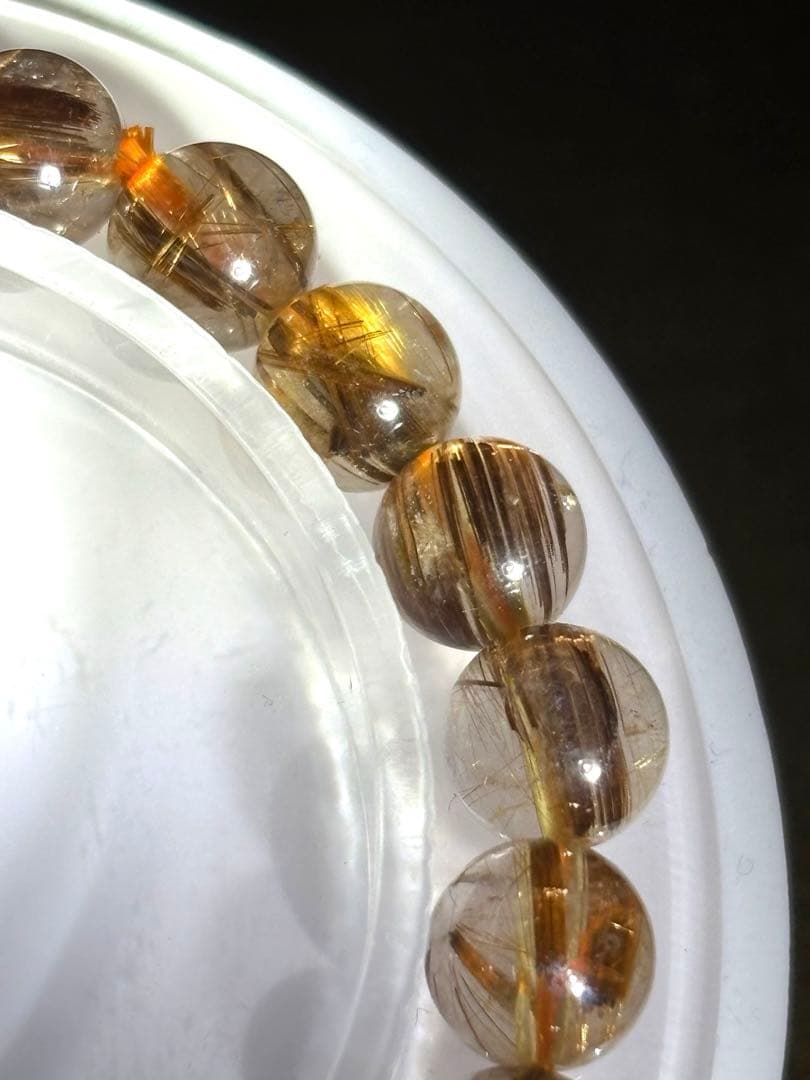 ハイグレード！！　タイガータイチンルチルブレス8㎜（新品未使用）キャッツ入り