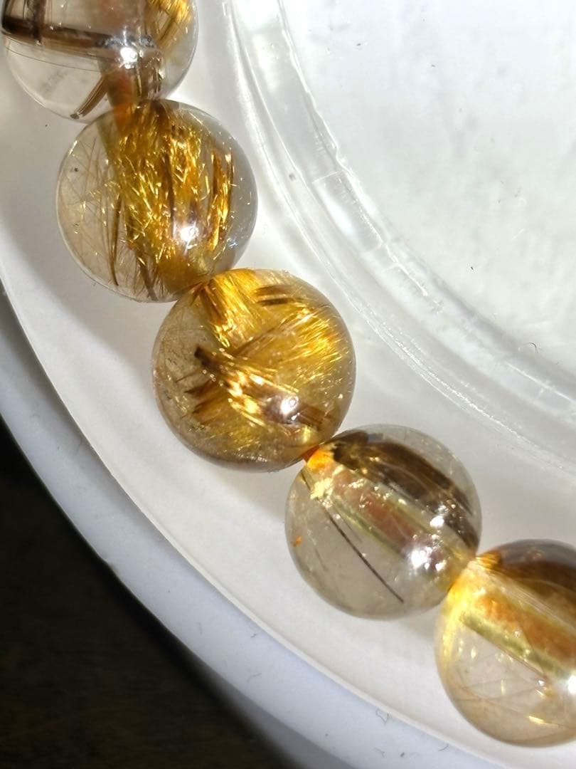 ハイグレード！！　タイガータイチンルチルブレス8㎜（新品未使用）キャッツ入り