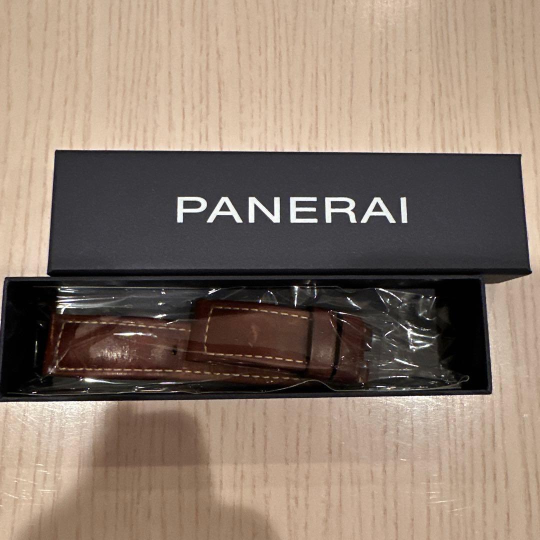 パネライ 純正 カーフトブラウン　レザーストラップ 24mm/22ｍｍ ベルト