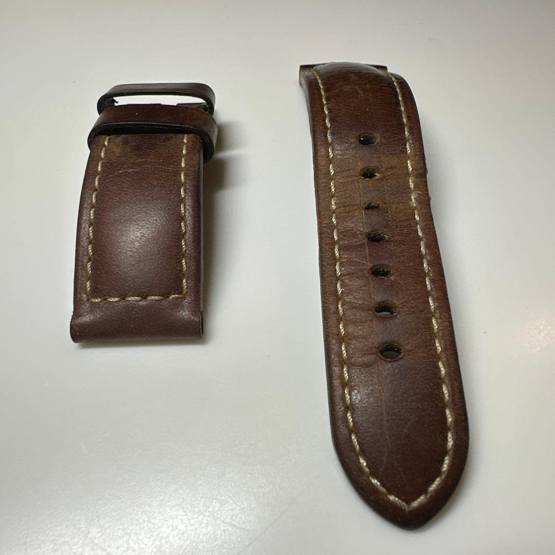 パネライ 純正 カーフトブラウン　レザーストラップ 24mm/22ｍｍ ベルト