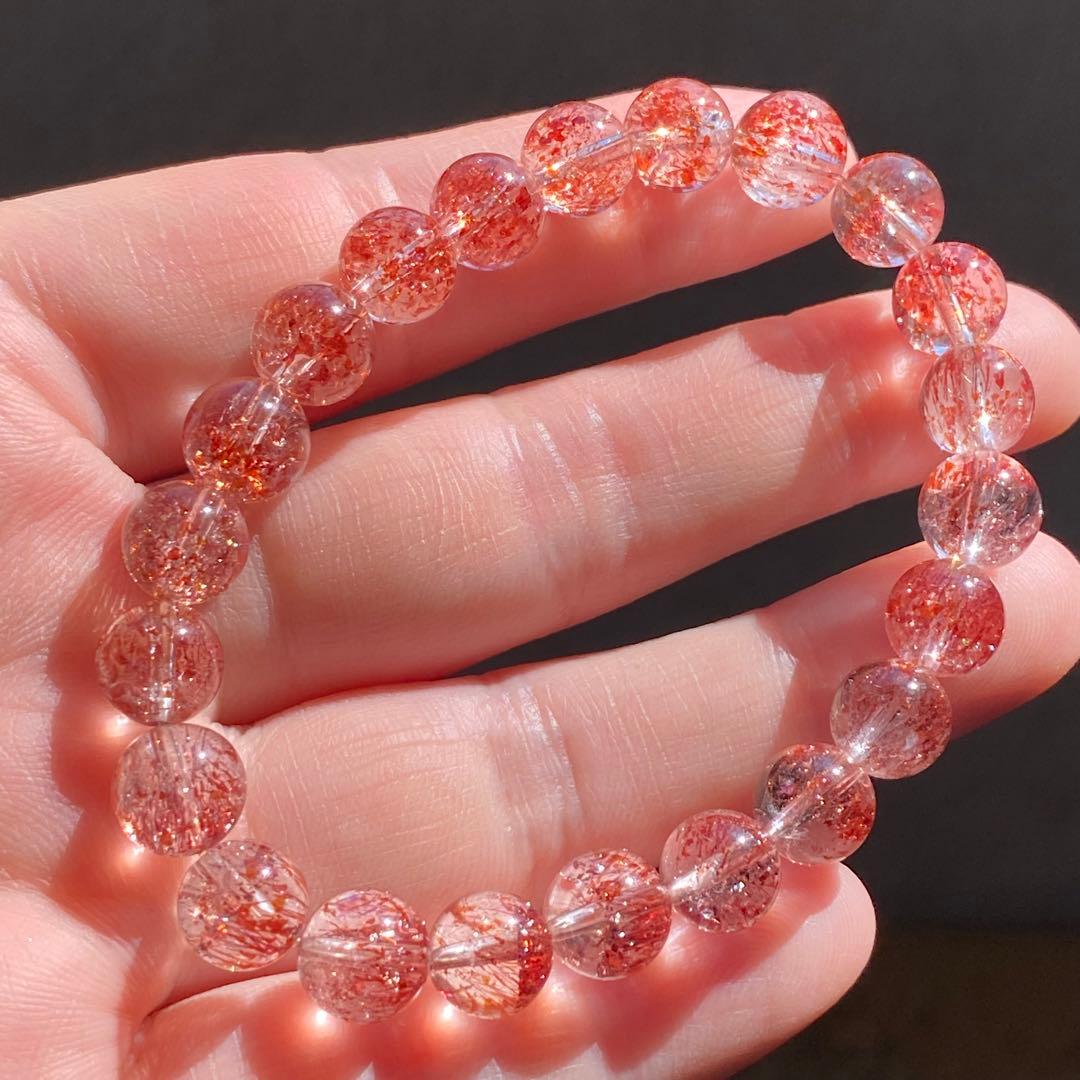 高品質　レピドクロサイトインクォーツ ブレスレット