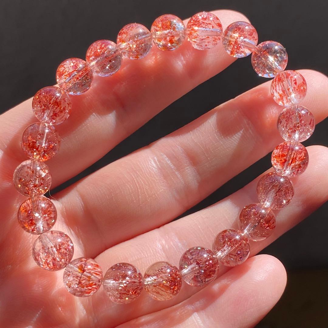 高品質　レピドクロサイトインクォーツ ブレスレット