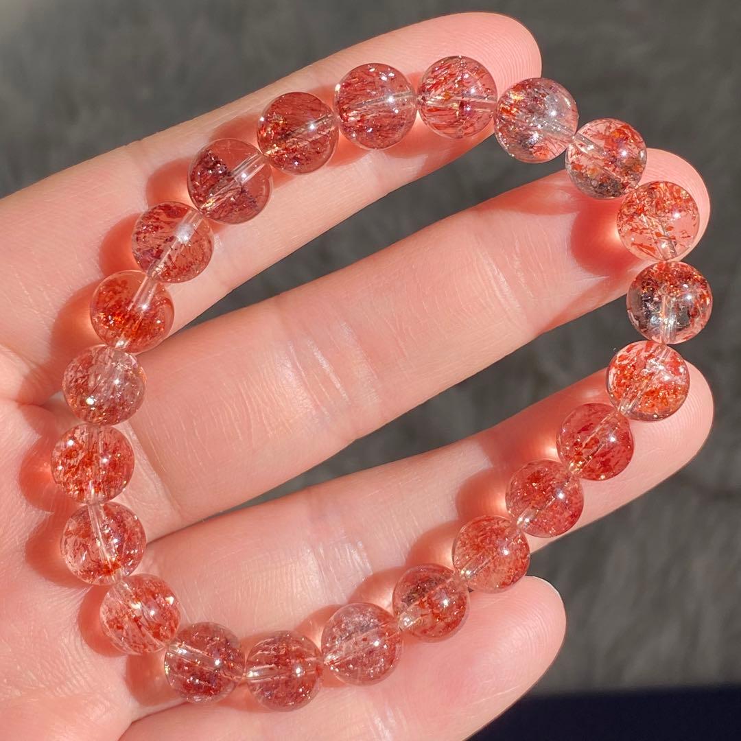 高品質　レピドクロサイトインクォーツ ブレスレット