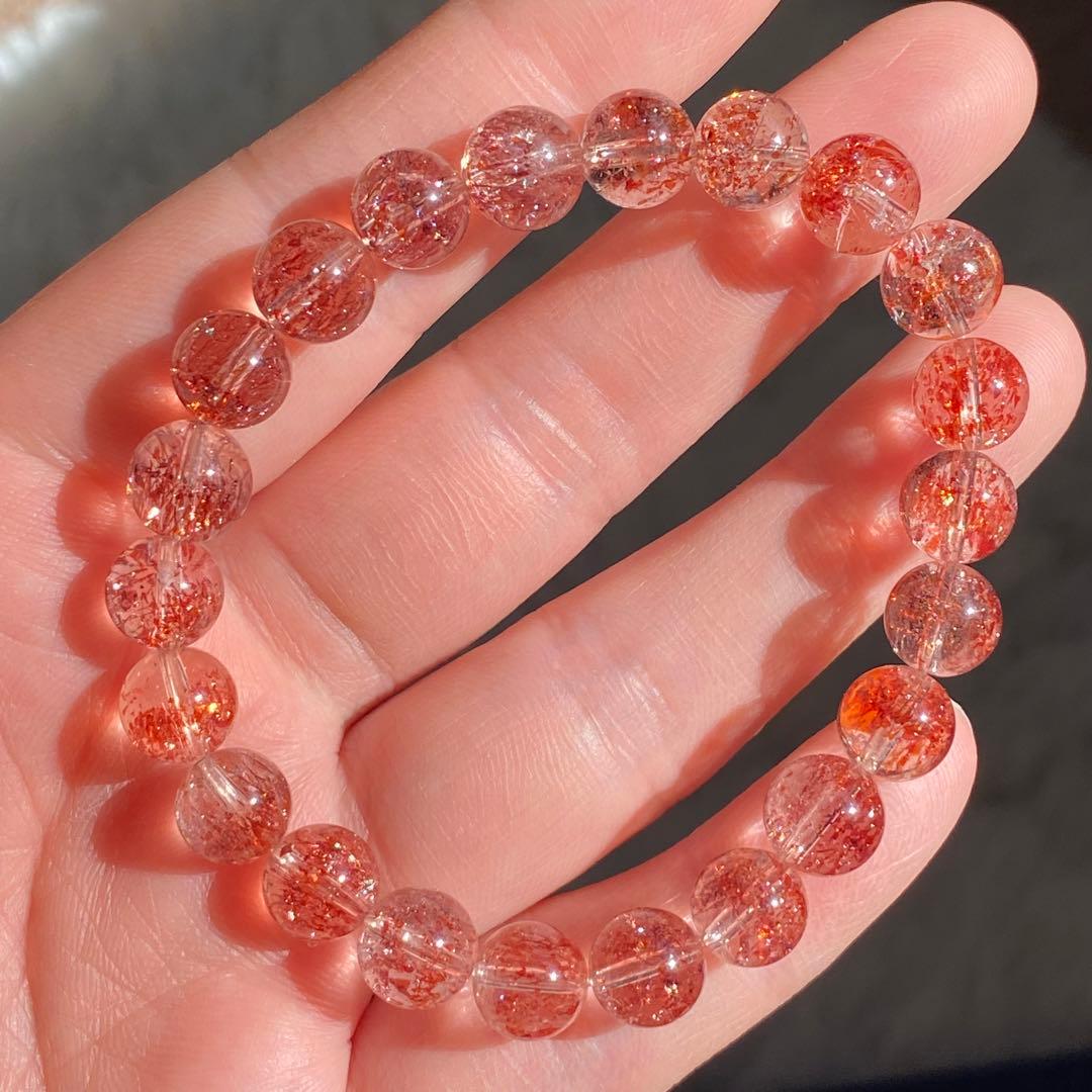 高品質　レピドクロサイトインクォーツ ブレスレット