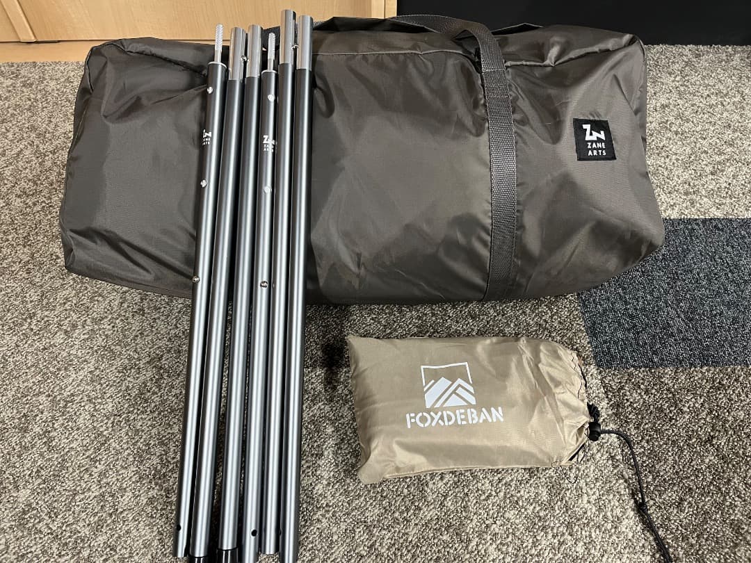 【一度使用のみ 美品】アップライトポール＋フットプリント付　ゼインアーツ　UKA