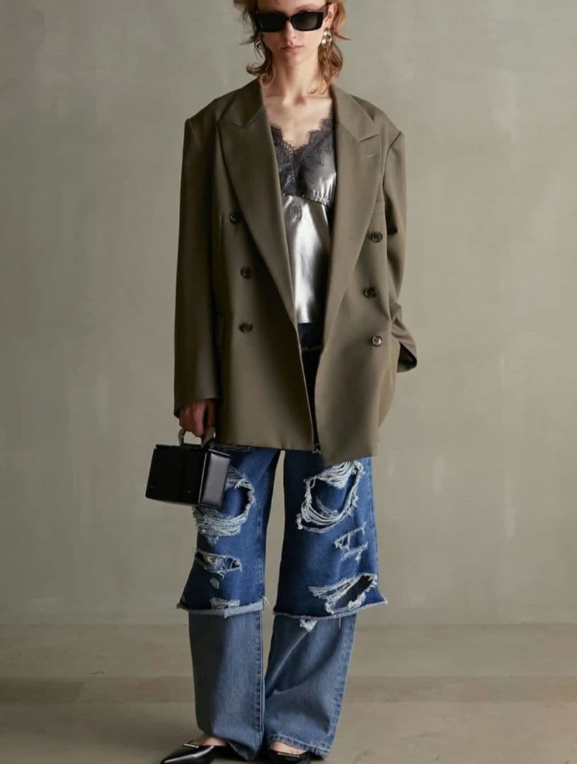 PRANK PROJECT マルチファブリックダブルオーバージャケット